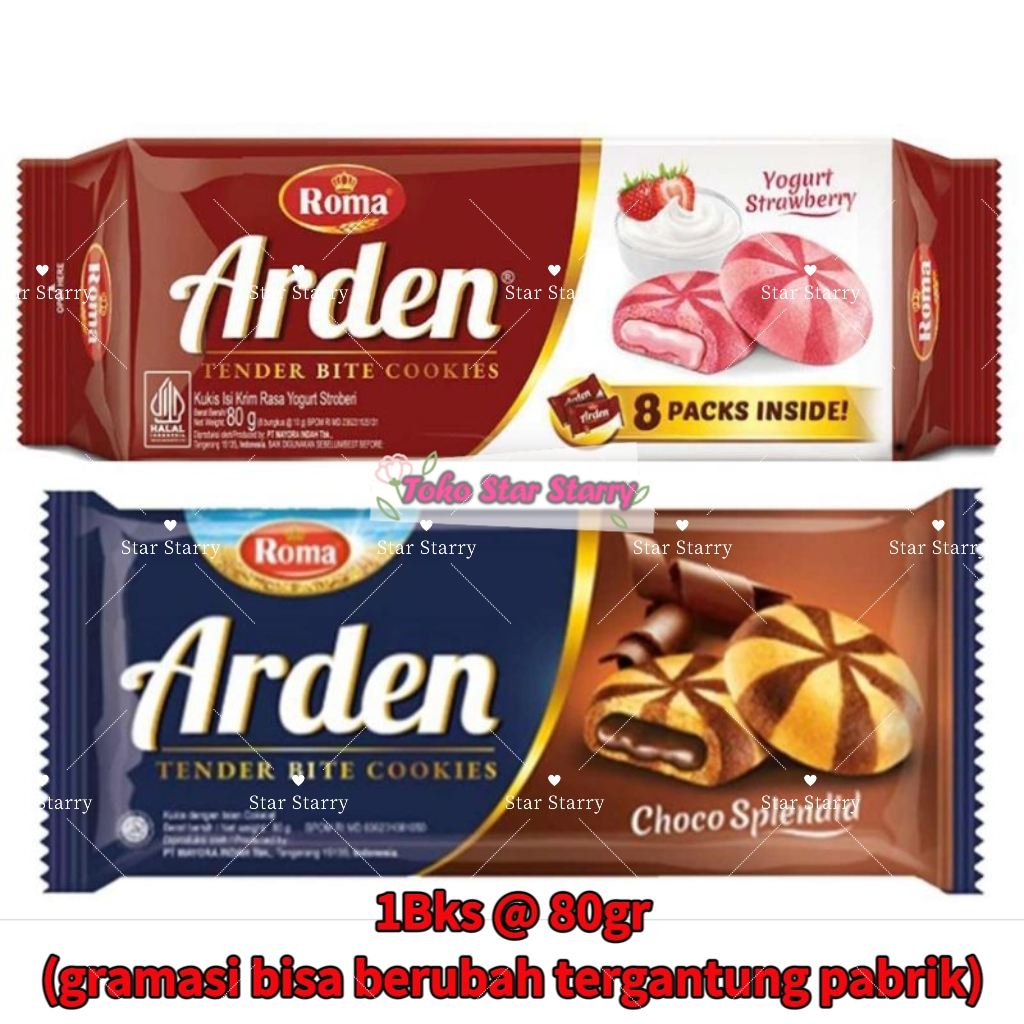 

[Per Bungkus] Star Roma Arden Choco Splendid Box 80gr MAYORA ROMA Snack Viral Halal MUI