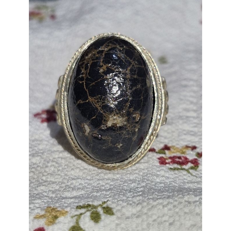 Batu Akik Lawasan Jamal Hitam Pekat Asli Batu Alam by Bertuah Gemstone