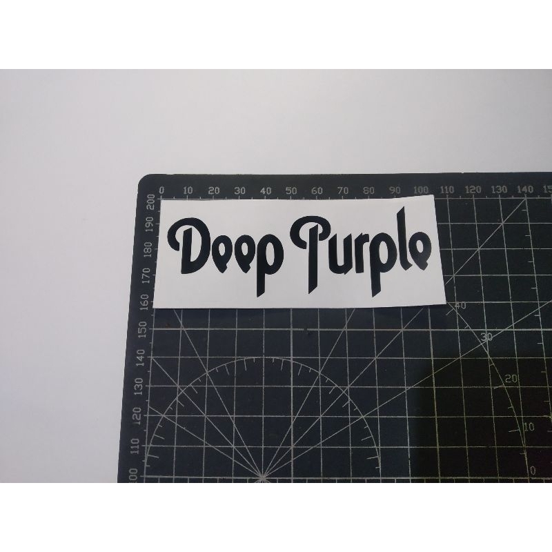 

cutting stiker deep purple