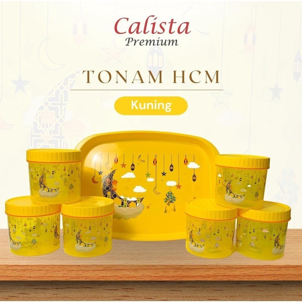 [ COD ] Toples Set Nampan 6pcs Calista Tonam / Toples Calista Tonam Set 6pcs / toples set dengan nam