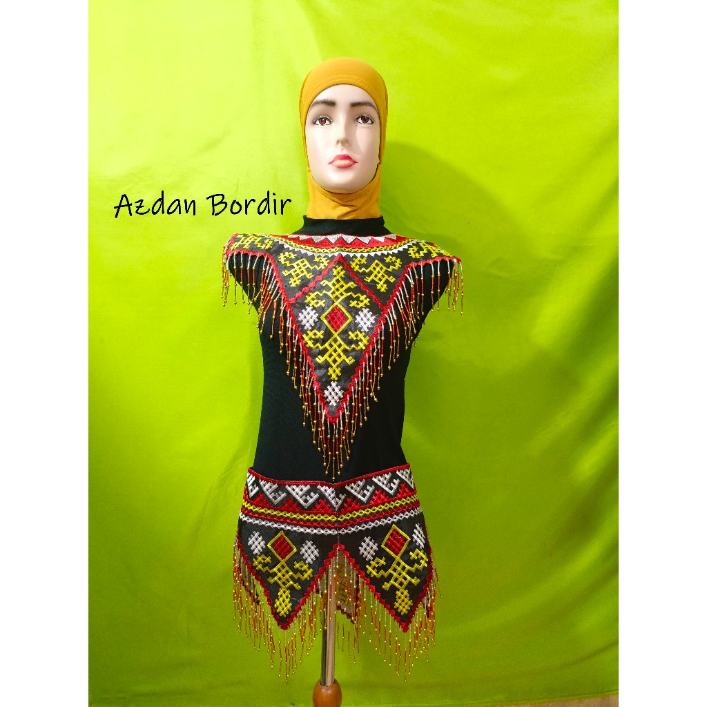 Renda bordir motip bilik juntai payet