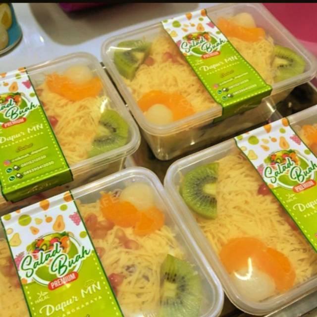 

stiker salad buah vinyl anti air