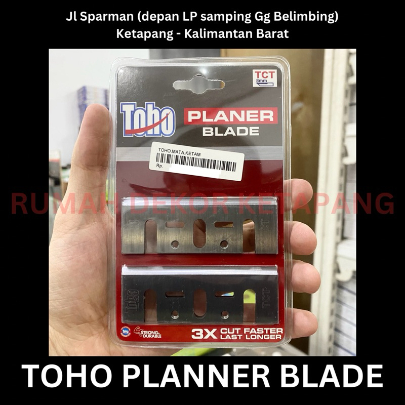 TOHO PLANNER BLADE - MATA SERUT / KETAM TCT 8MM - KOTA KETAPANG KALBAR