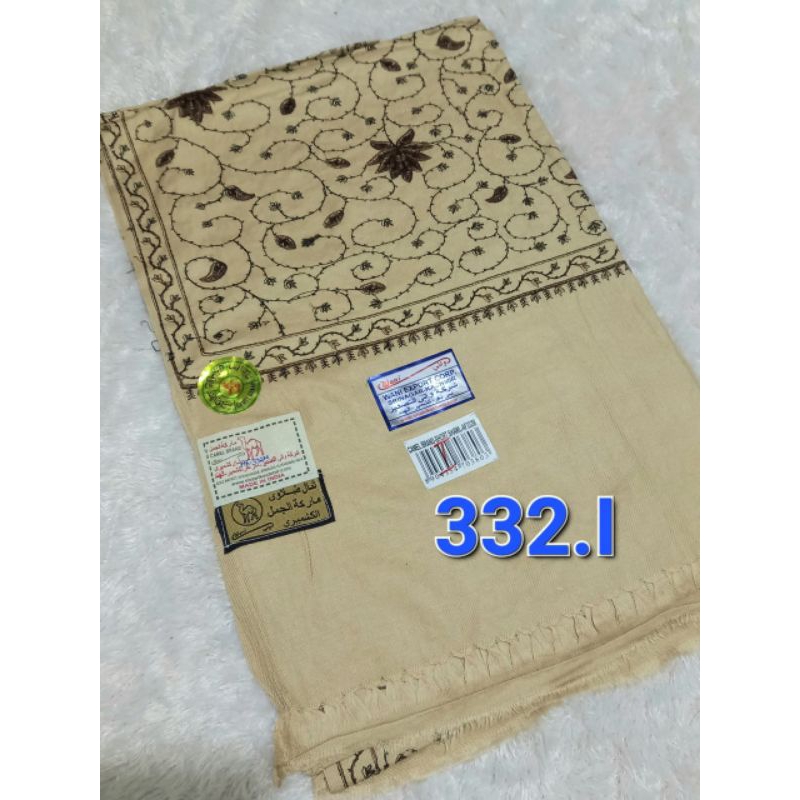 SORBAN KASHMIR TEBAL ORIGINAL , SORBAN HABIB BAHAR MERK CAMEL BRAND FULL BORDIR MURAH