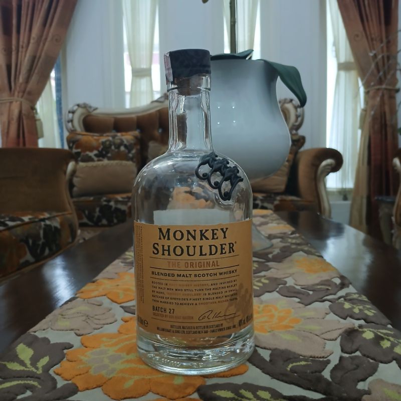 botol bekas monkey shoulder