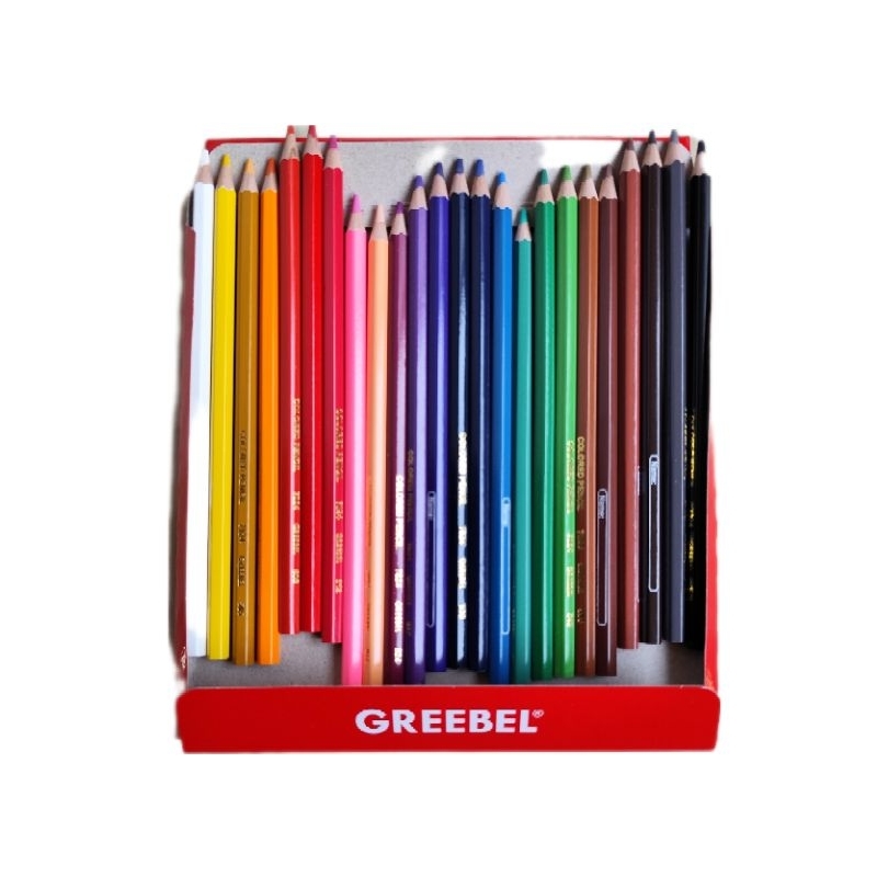 

Pensil Warna Greebel Panjang 24 Warna Classic RB9