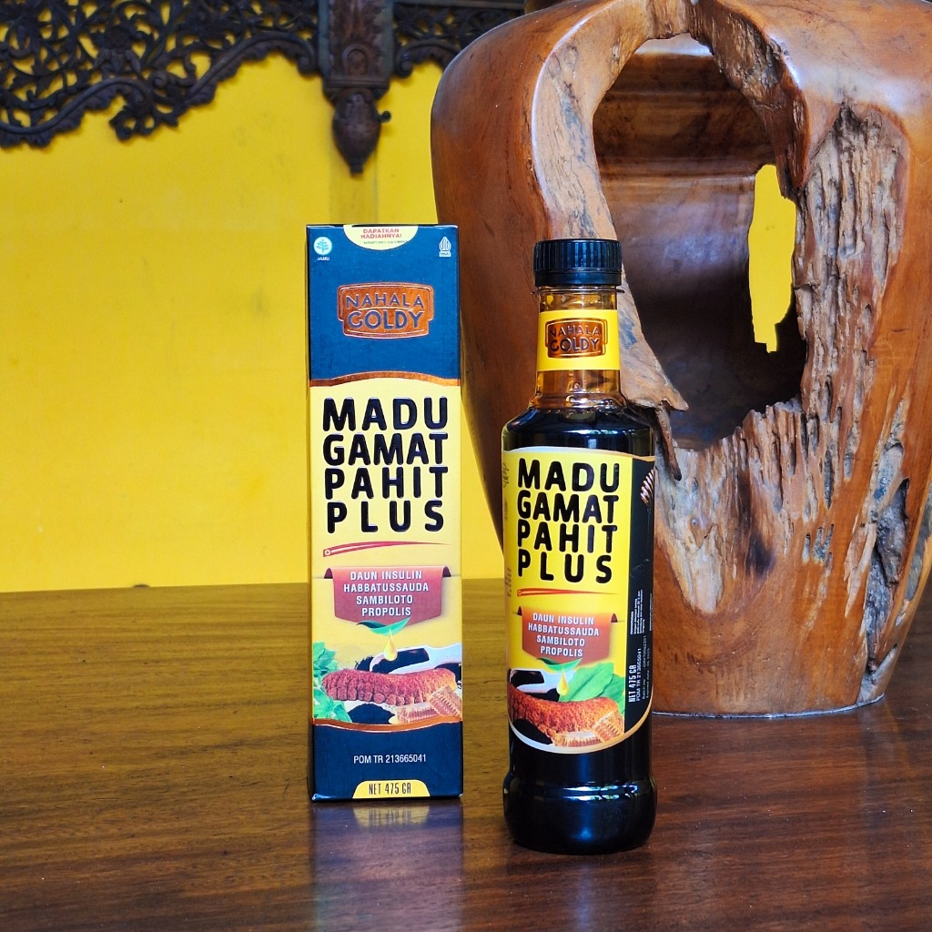 Madu Hitam Pahit Gamat Nahala Goldy