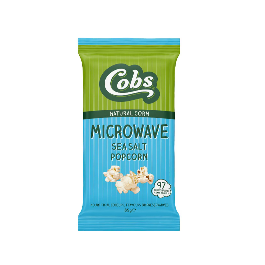 

Cobs Microwave Pop Corn Sea Salt 85g