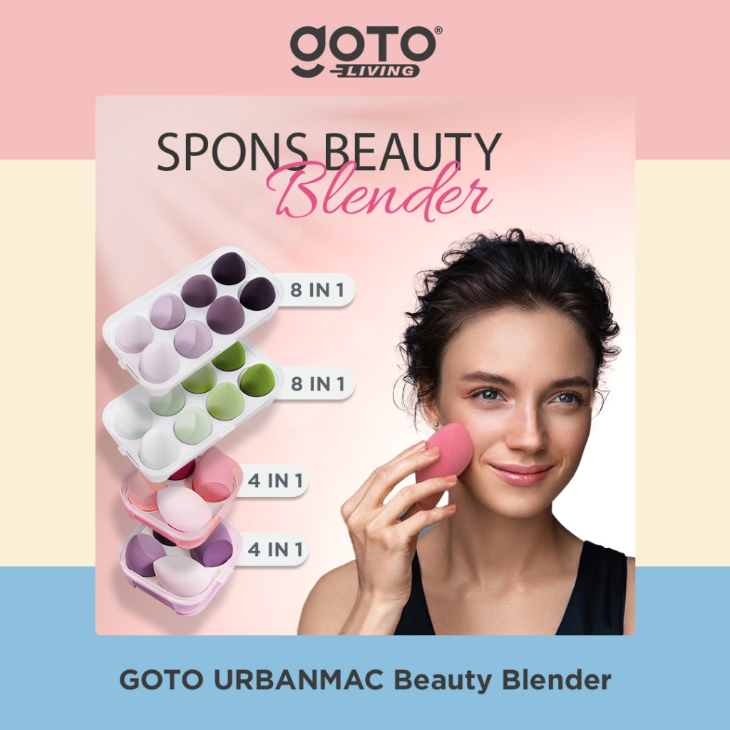 Goto Urbanmac Beauty Blender Spons Puff Cushion Make Up Sponge Makeup