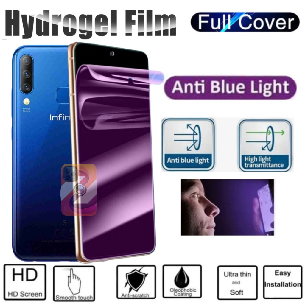 Infinix S4 S5 S5 Pro S5 Lite Anti radiasi Hydrogel jelly blue light clear pelindung layar hp
