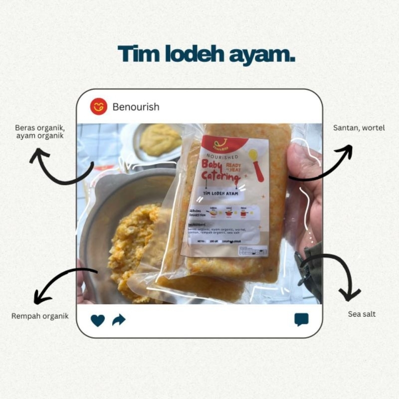 

TIM LODEH AYAM | TIM RENDANG BLONDO | TIM RICA AYAM | TIM TENGKLENG SAPI BY BENOURISH