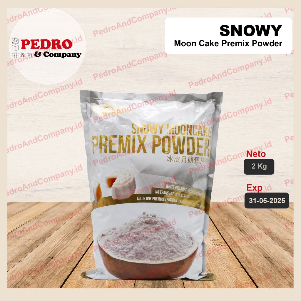 

Snowy mooncake premix powder 2 kg tepung kue moon cake