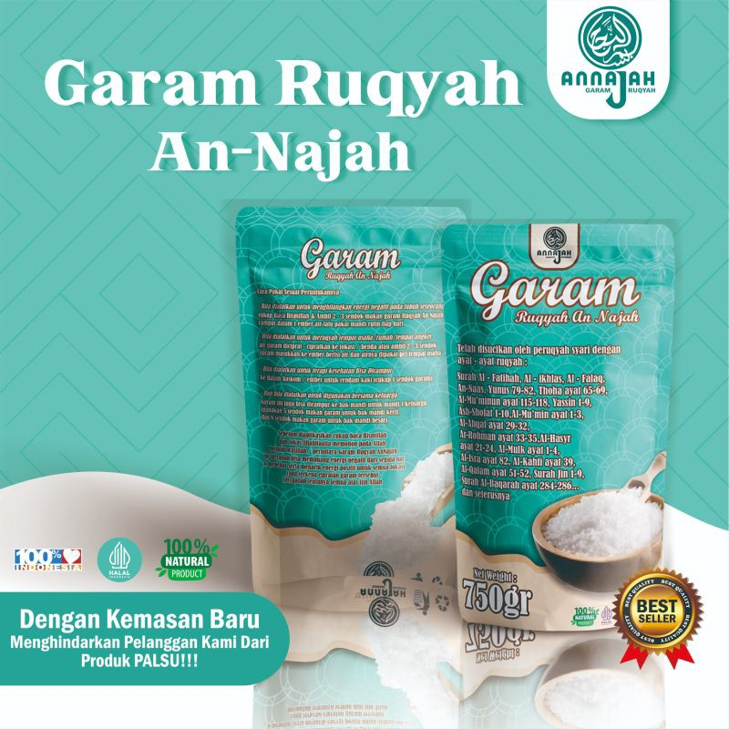 

garam mandi ruqyah - garam ruqyah annajah original - garem mandi pembuka aura
