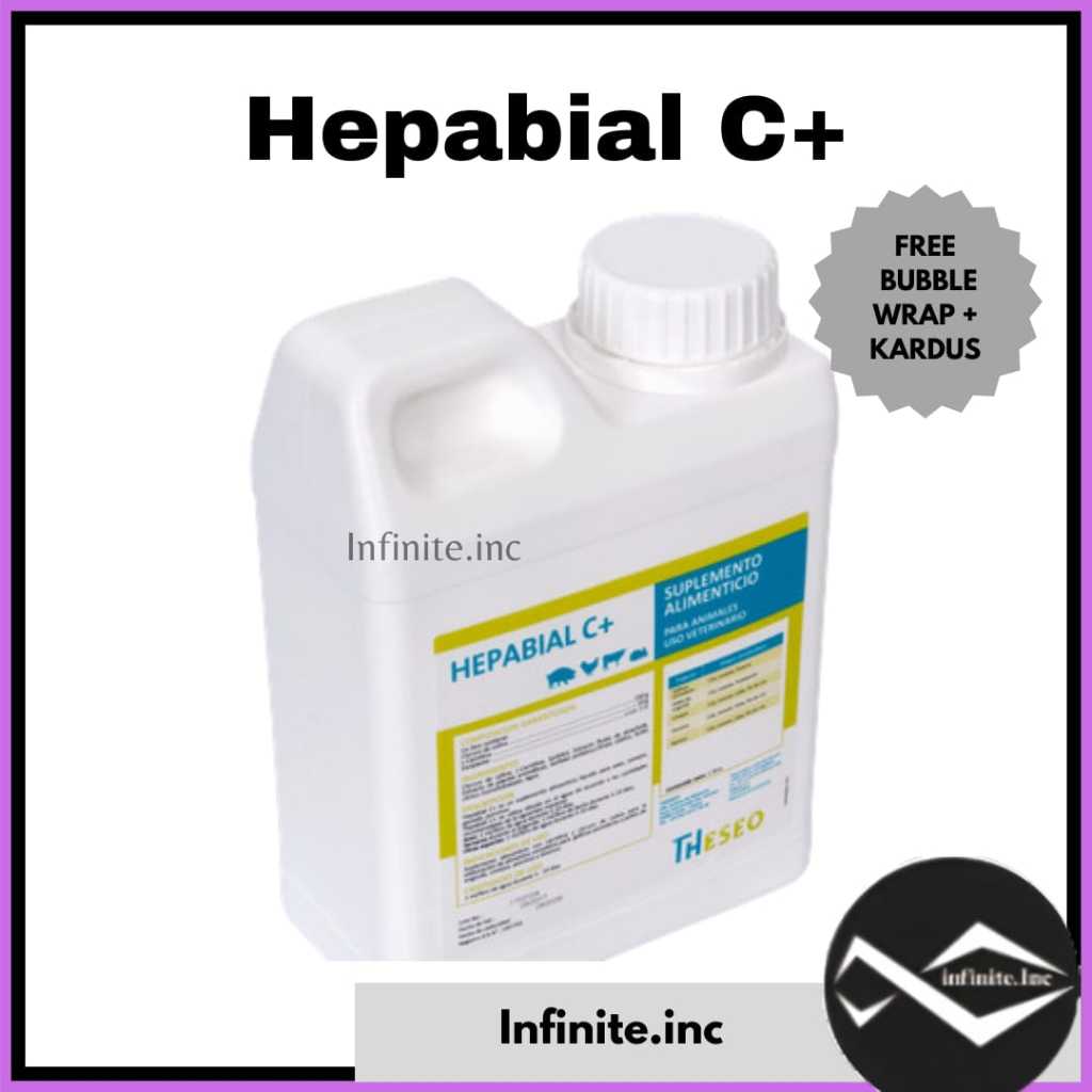 Hepabial c+ 1 LITER (CARNITINE SORBITOL) PERBAIKI FUNGSI HATI TERNAK MIRIP HEPARENOL