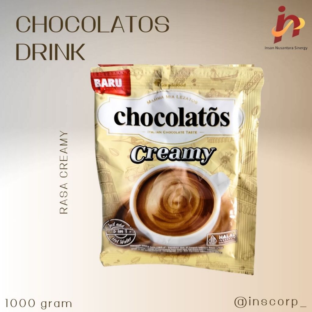 

Chocolatos Drink Coklat Creamy 27g/Rtg/10 Pcs