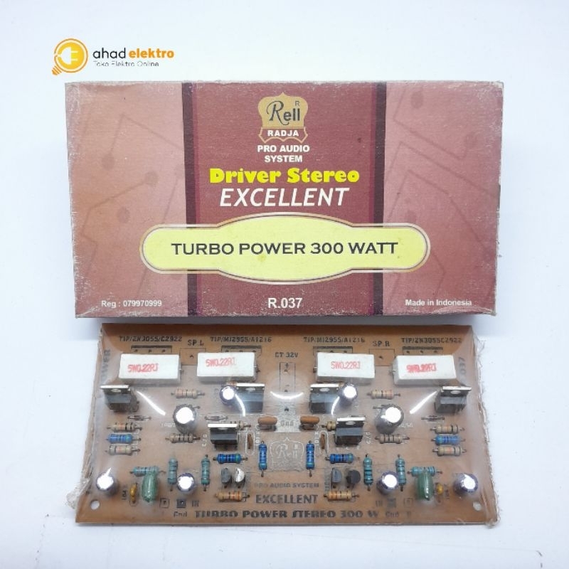 Kit Driver Stereo Excelent Turbo 300 WATT by Rell