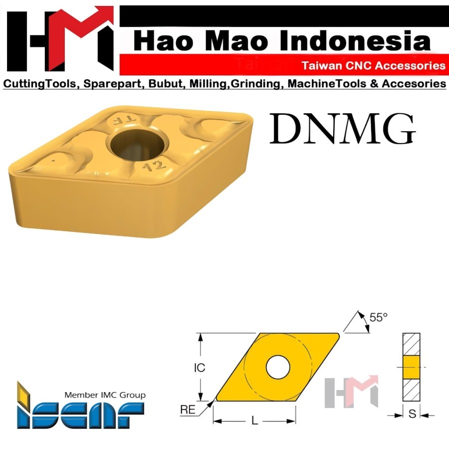 INSERT DNMG150608-TF IC907 ORI ISCAR
