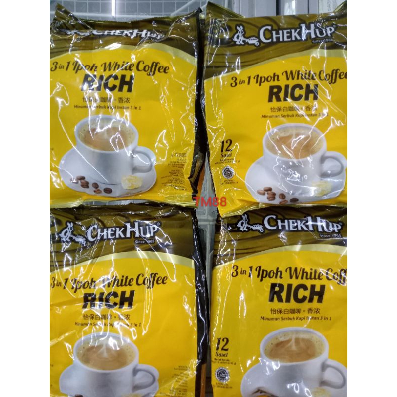 

MINUMAN SERBUK KOPI INSTAN 3 IN 1 RICH CHEKHUP/CHEKHUP 3 IN 1 IPOH WHITE COFFEE RICH