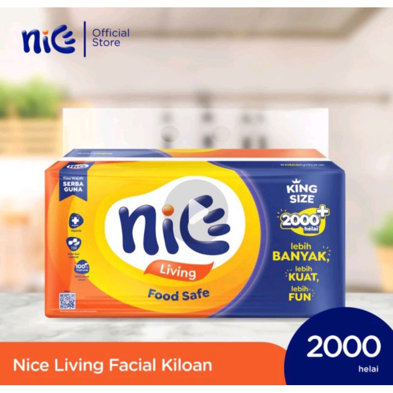 Nice tisu 2000 lembar / tisu kering