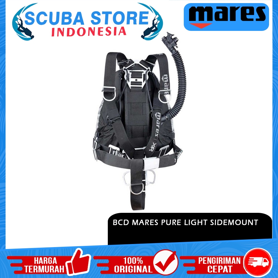 BCD Sidemount Mares XR Pure Light BC Buoyancy Technical Scuba Diving BCD Tech Dive Side Mount