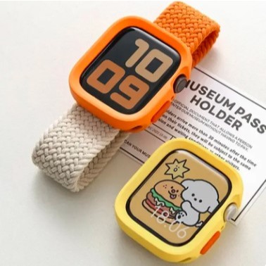 Bumper Apple Watch Soft Case Colorful iWatch Ultra i8 9 8 SE T55 Pelindung Smartwatch