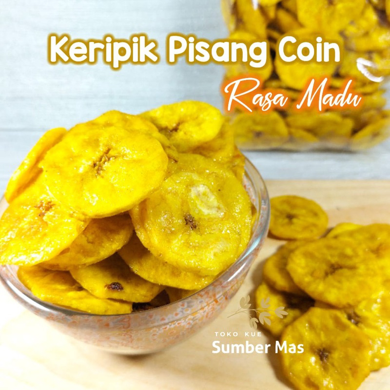 

Keripik pisang coin madu 250g - 1kg