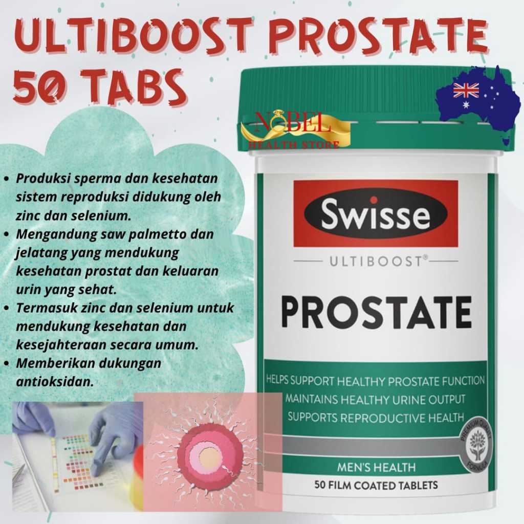 swisse ultiboost prostate 50 tablets pria