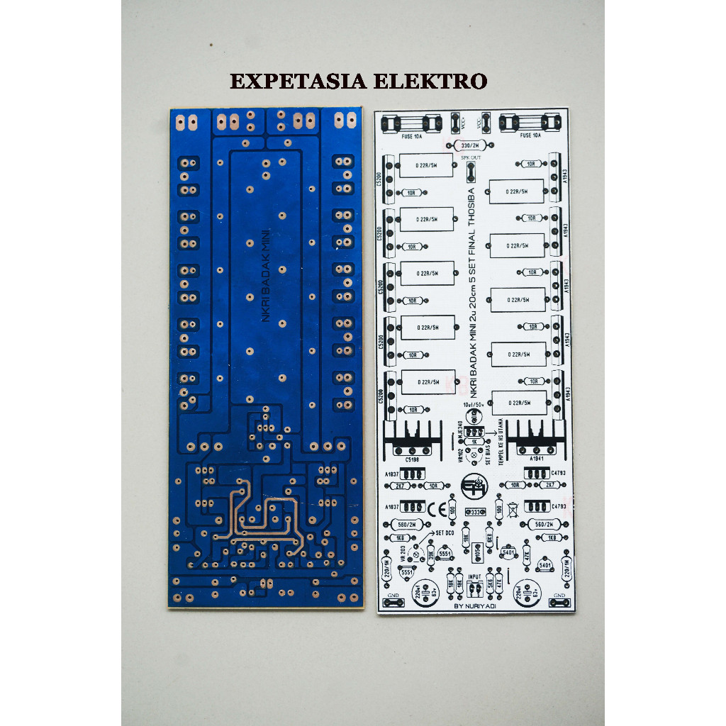 PCB NKRI BADAK MINI 2U 20 CM 5 SET FINAL TOSHIBA