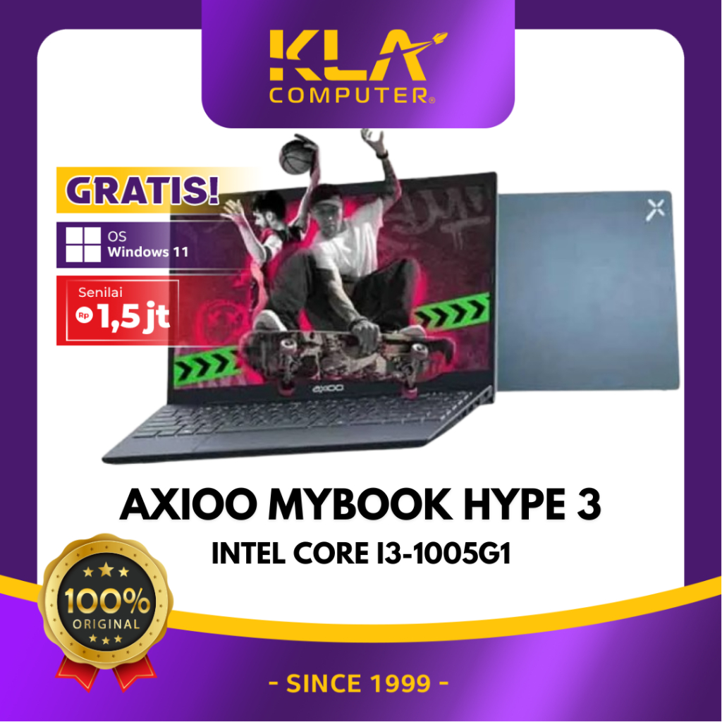 LAPTOP AXIOO MYBOOK HYPE 3 Core i3 1005G1 8GB 256GB Windows 11