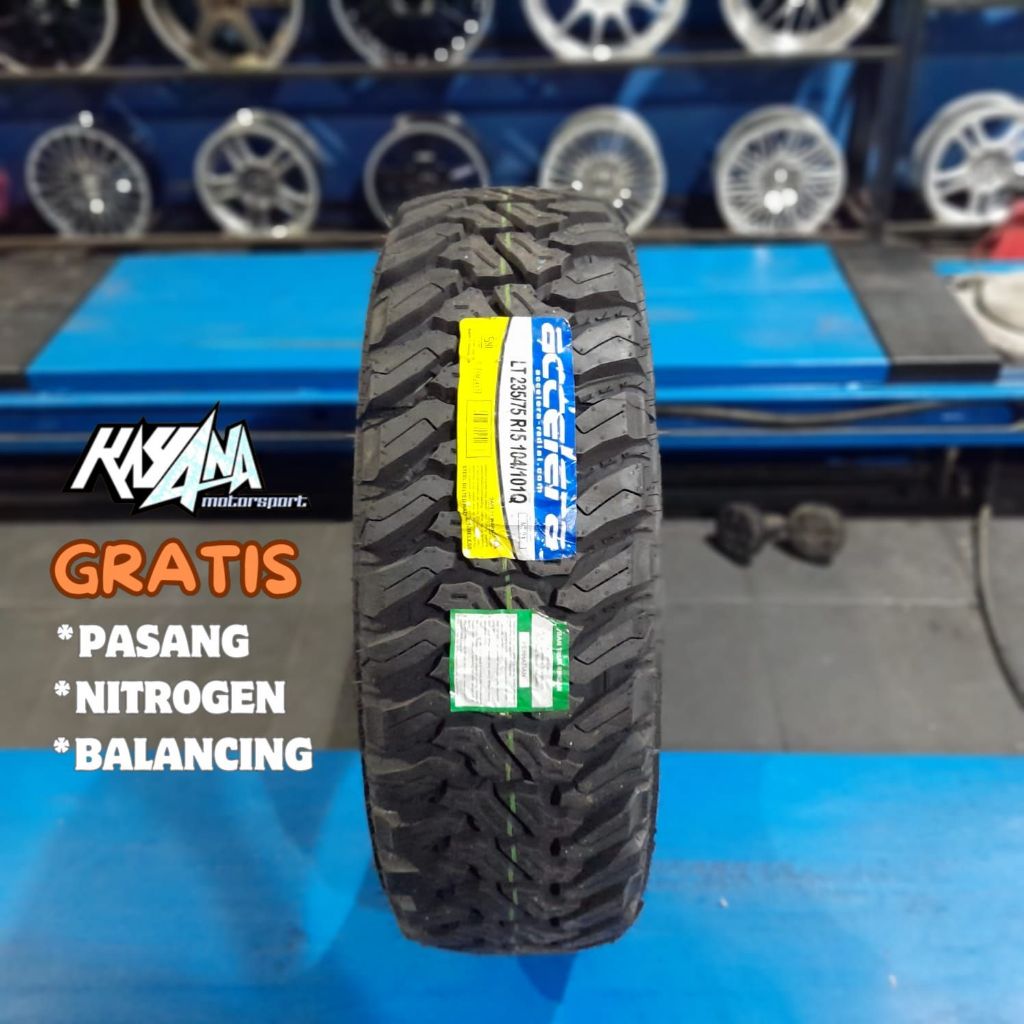 Ban Accelera 235 75 R15 Ban Mobil MT 235 75 R15 Ban Semi Offroad -Tubles