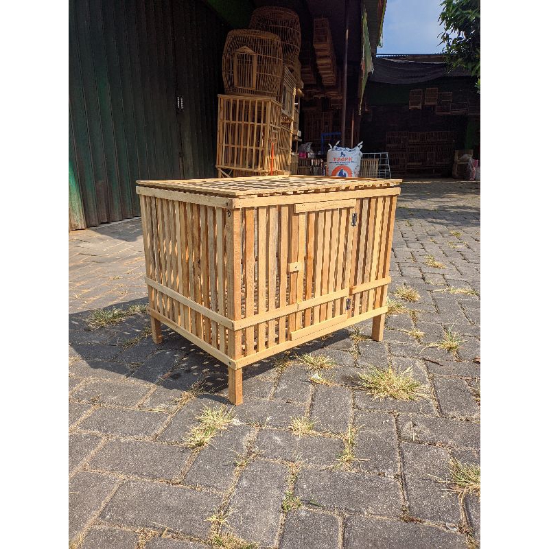 Kandang ayam,kelinci,burung dara,kucing bahan kayu bongkar pasang awet kokoh promo 