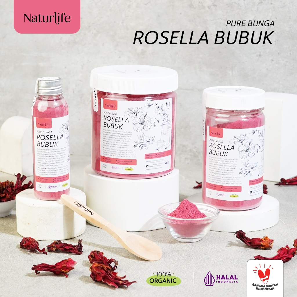 EKSTRAK BUNGA ROSELLA BUBUK MURNI TANPA CAMPURAN 100% ORIGINAL 150G 250G ROSELLA MERAH BUBUK  MURAH 