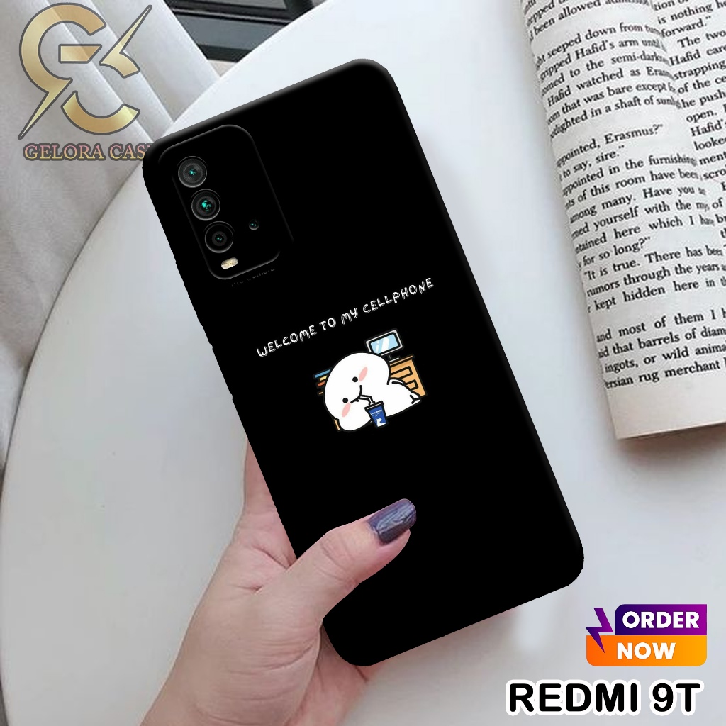Case Xiaomi Redmi 9T - geloracase - Casing Redmi 9T - Motif case emote - Xiaomi - Softcase Redmi 9T 