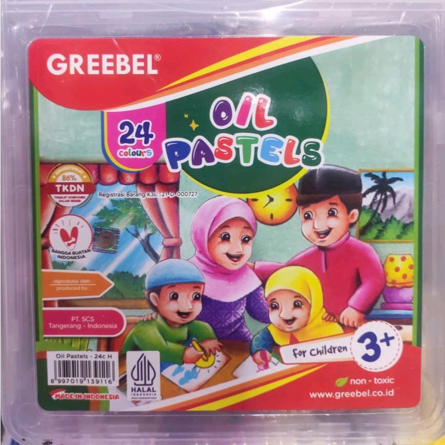 

GREEBEL Crayon 24 warna / Oil Pastel Greebel 24 Colour / Krayon Greebel 24 warna