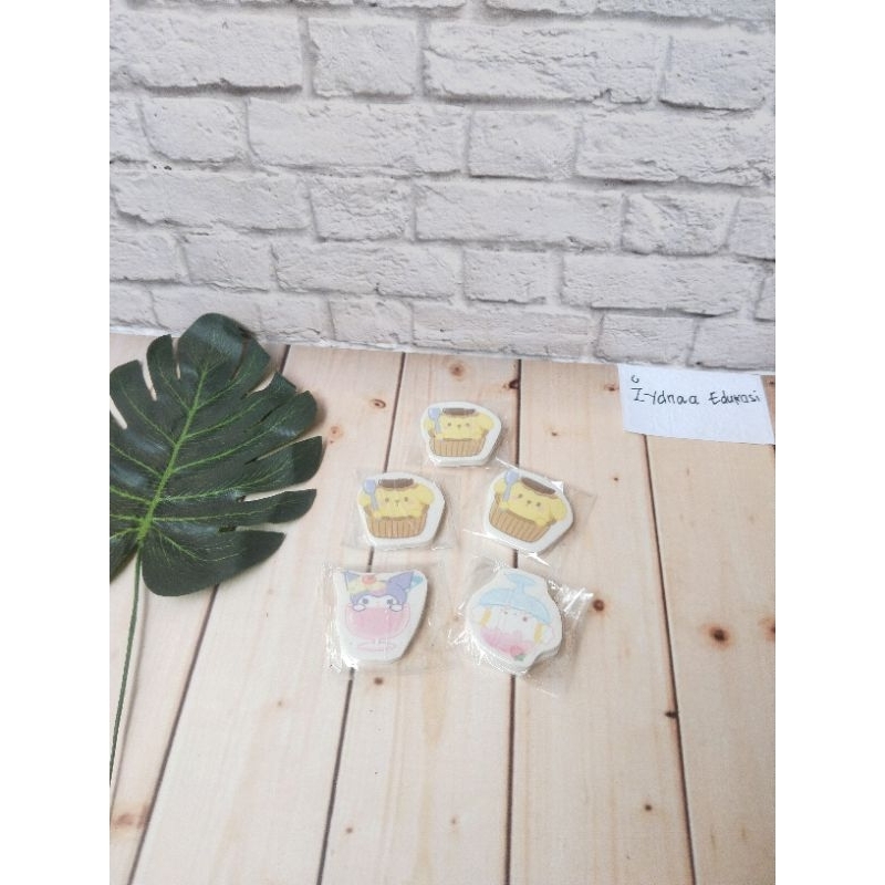 

1 Pcs Eraser Lucu Penghapus Pensil Karakter