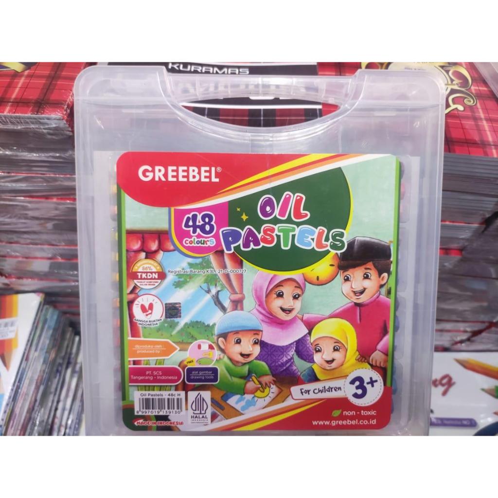 

GREEBEL Crayon 48 warna / Oil Pastel Greebel 48 Colour / Krayon Greebel 48 warna