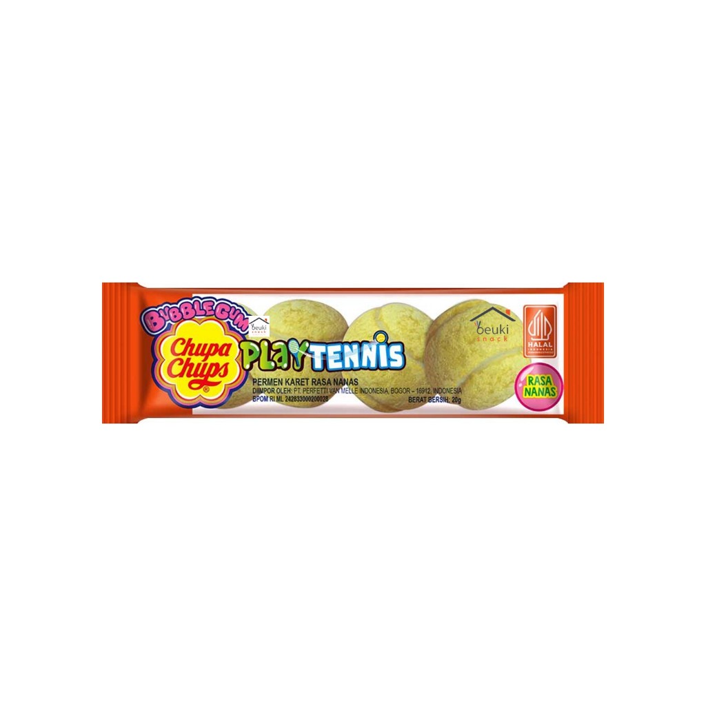 

Chupa Chups Tennis Permen Karet Berbentuk Bola Tenis