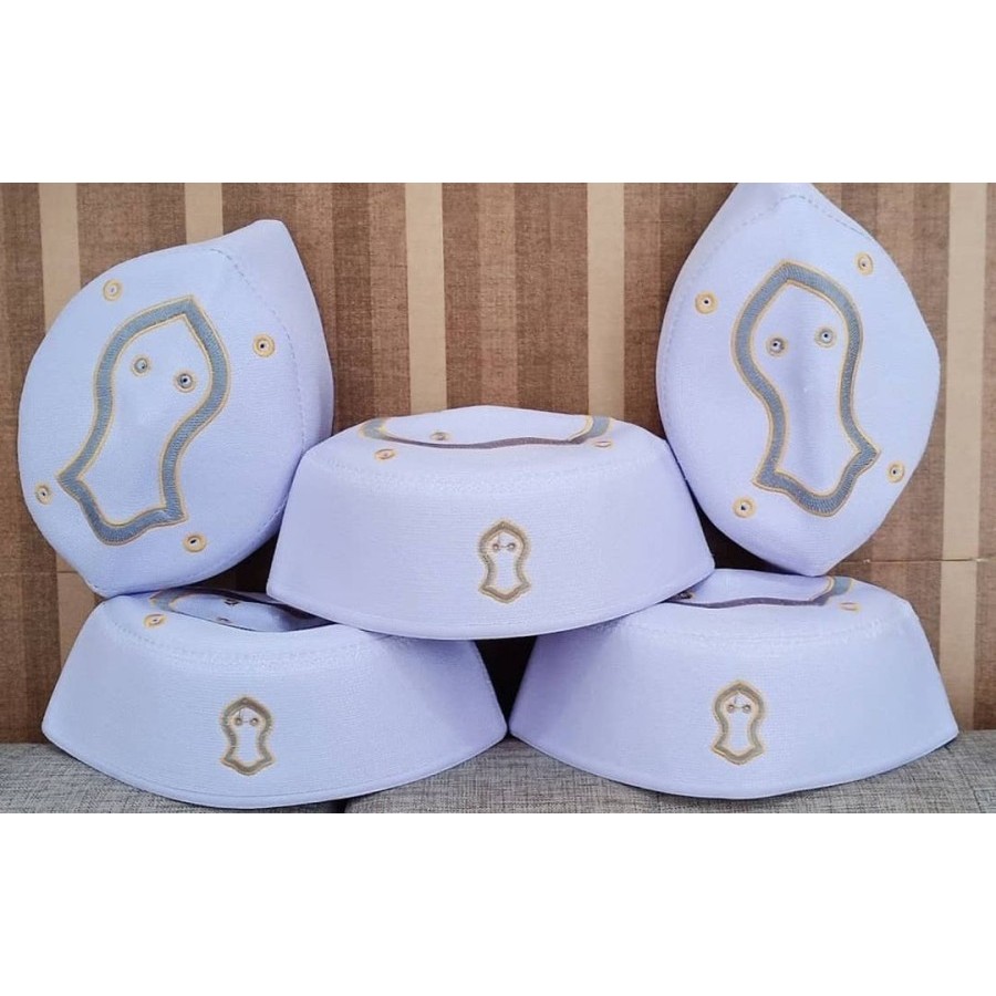 Promo 10 pcs - Peci Kopiah Malaysia Asli Import Logo Terompah | Tabassam ID