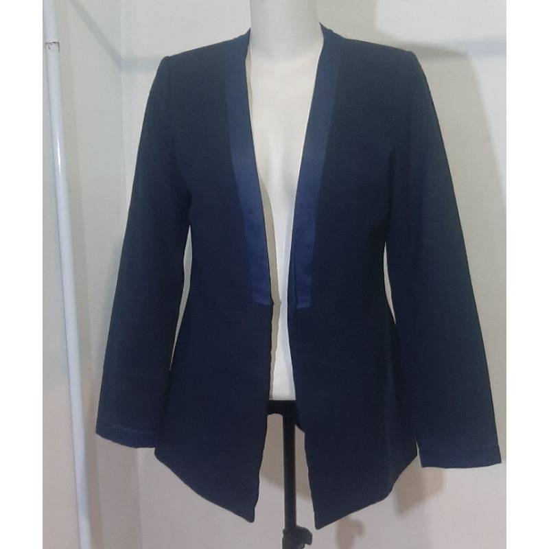 BLAZER SERAGAM BANK BJB OUTER JAS WANITA MEREK TERATAI WIDJAJA PRELOVED PL PRE❤