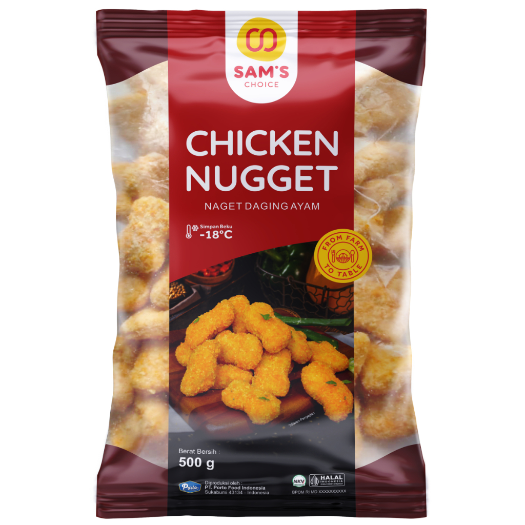 

Sams Choice Chiken Nugget 1kg | Sams Choice Nugget Terbaru Lebih Hemat - 1KG