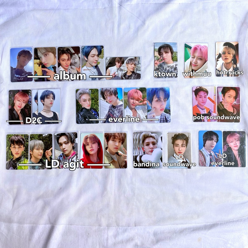 NCT Dream - ISTJ Ktown Withmuu Hottracks Everline Agit Bandina Soundwave POB LD Photocard