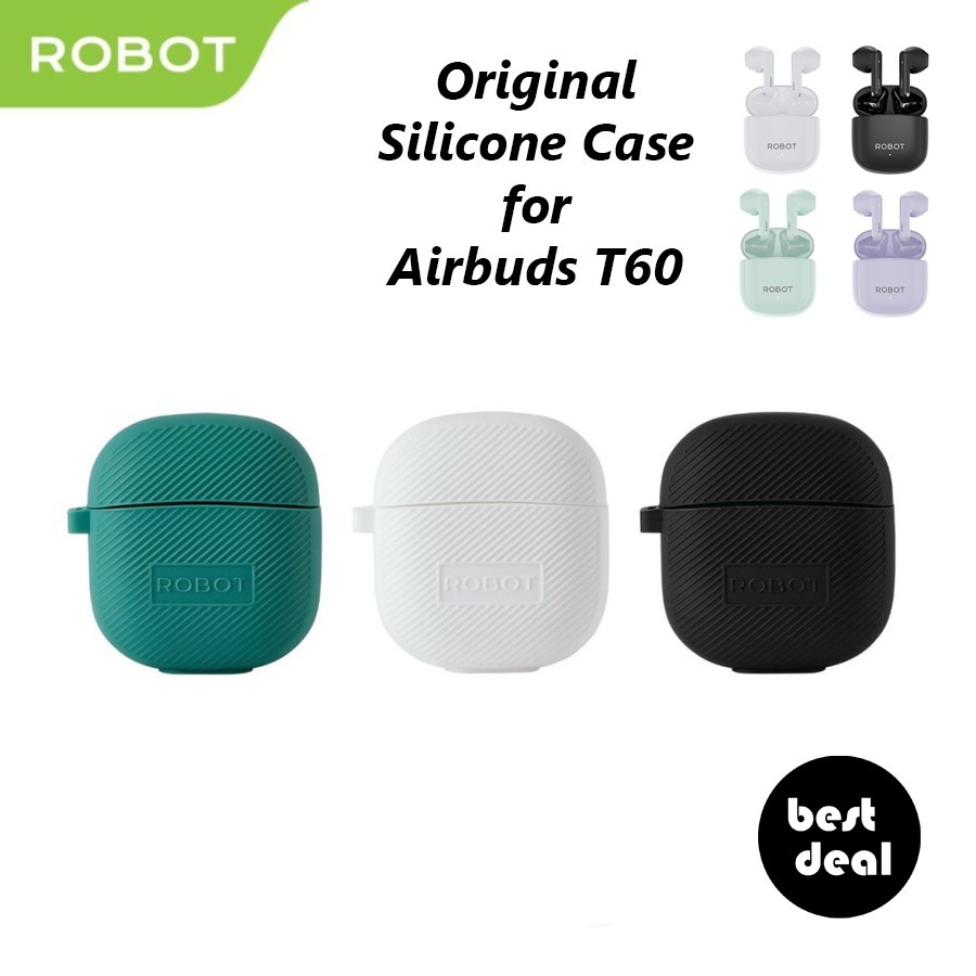 Robot Airbuds T60 Silicone Case Cover Original