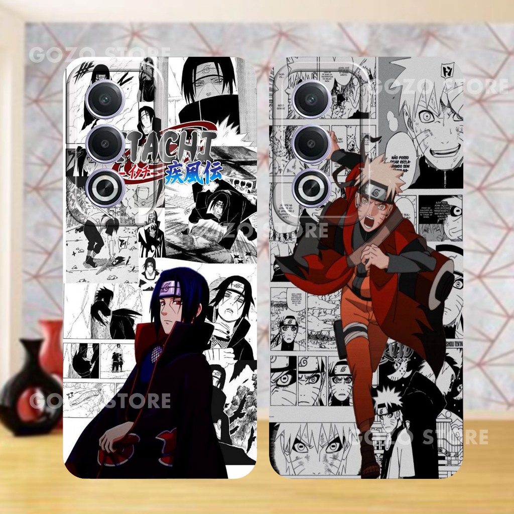 SOFTCASE Untuk OPPO A3 PRO 5G  Motif Anime Naruto - Case Anime - Case Full Colour - Case Kekinian - 