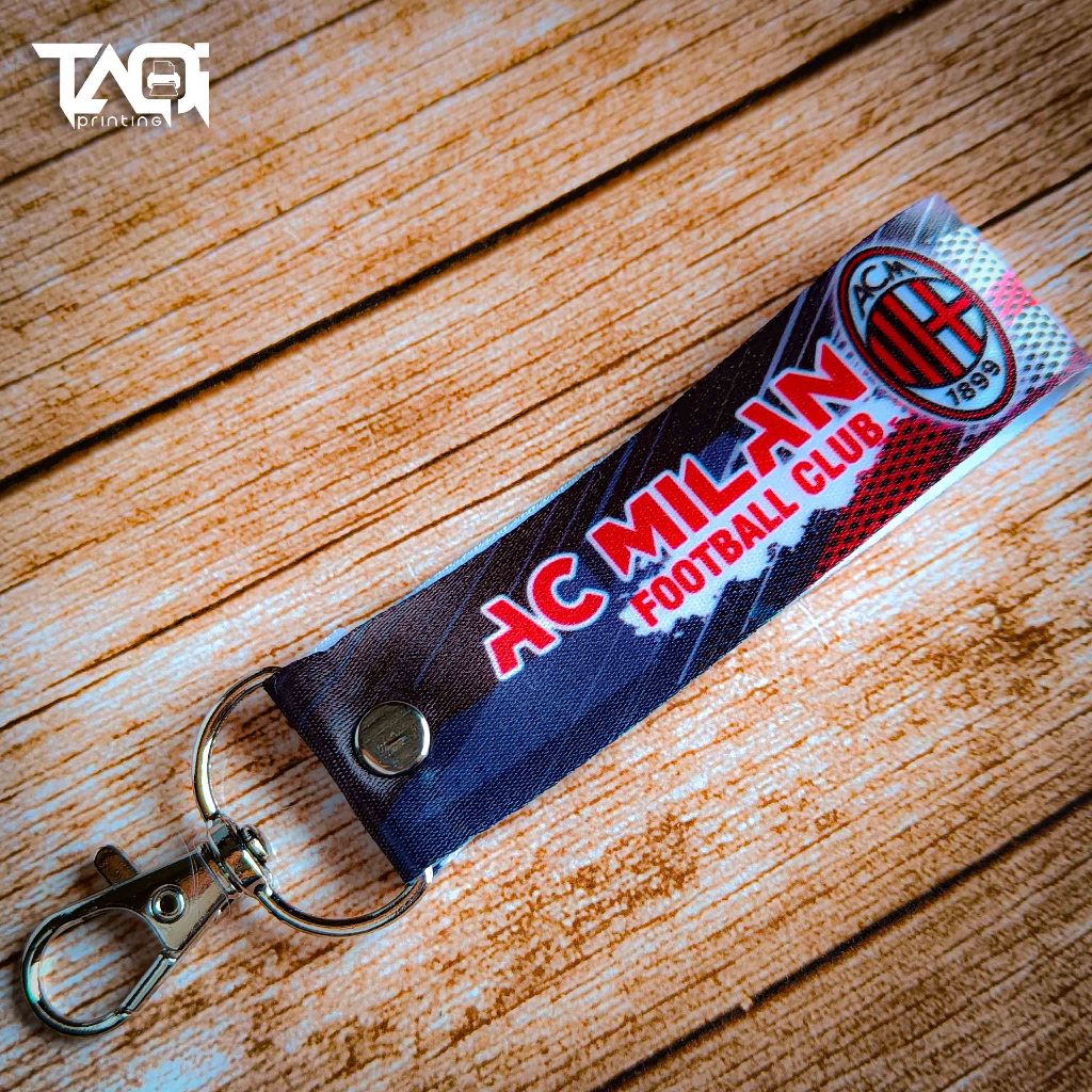 Ac Milan Gantungan Kunci Lanyard Ac Milan