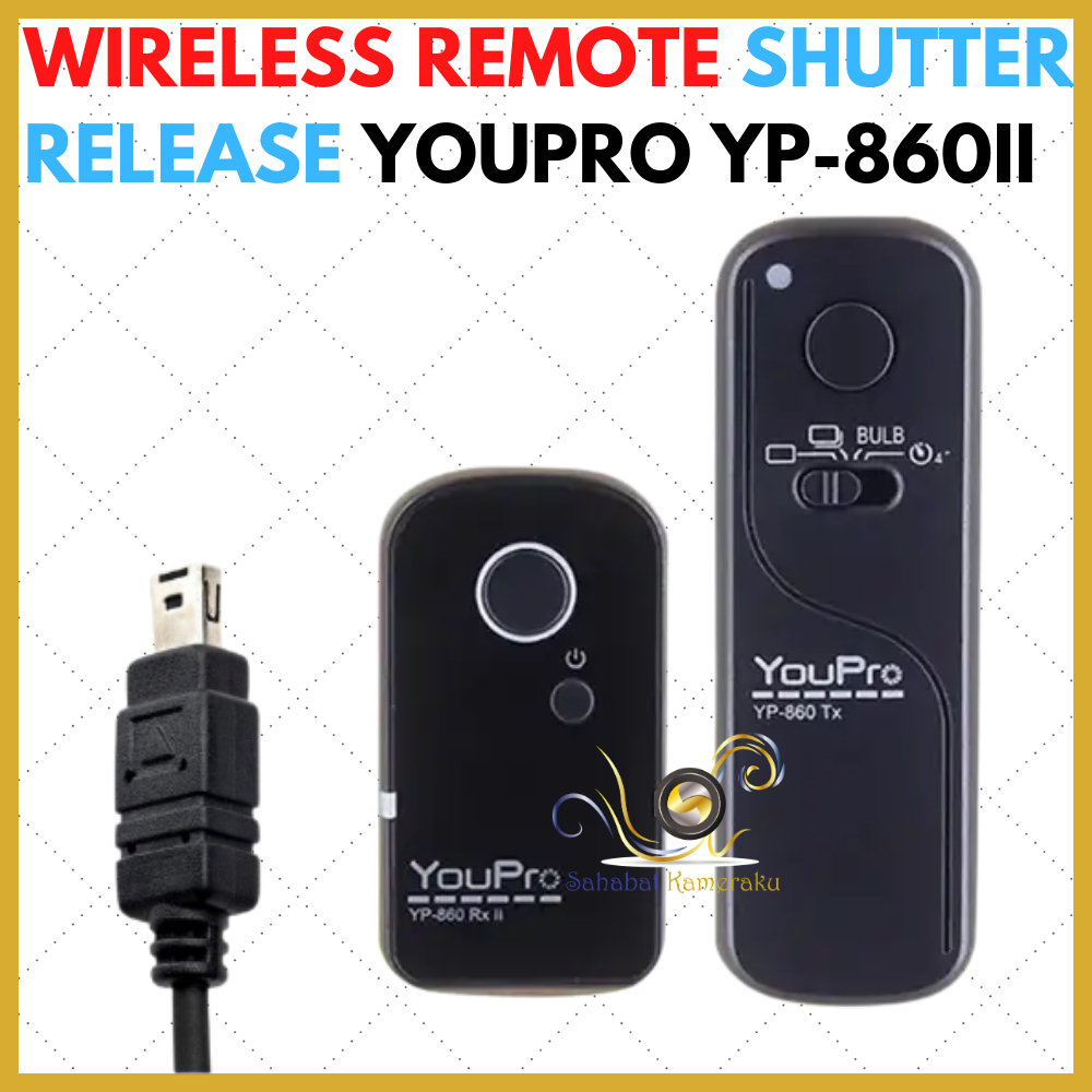 MC-DC2 Wireless Remote Shutter Release YouPro YP-860II Nikon Z5 Z6 Z6 II Z7 Z7 II  D750 P7800 D3100 