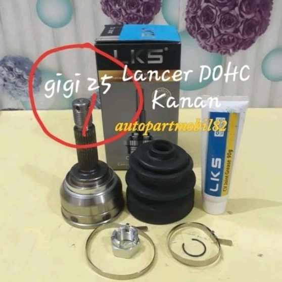 CV Joint Luar As Roda Depan Luar Mitsubishi Lancer DOHC CB2  Sebelah Kanan