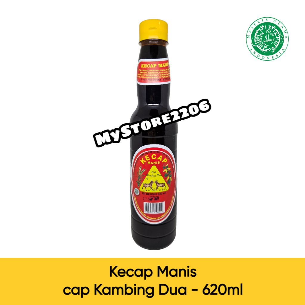 

Kecap Manis cap Kambing Dua 620ml Singkawang Kalimantan Barat