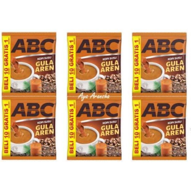 

ABC Kopi Susu Gula Aren 27gr 1 Renceng 11pcs