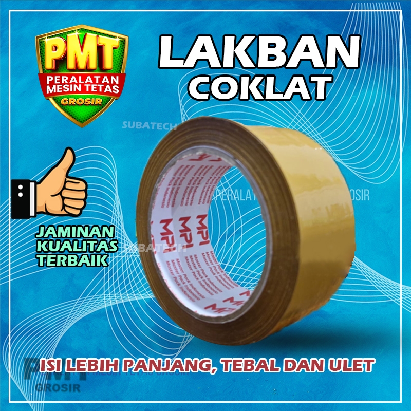 

Lakban Coklat 100 Yard x 45 mm MPI