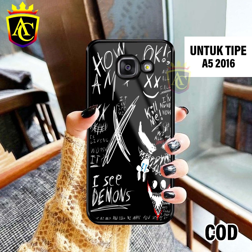 Gravity Plastic Case Samsung A5 2016 - Hardcase Glossy Casing Hp Samsung A5 2016 [Motif - Aesthetic